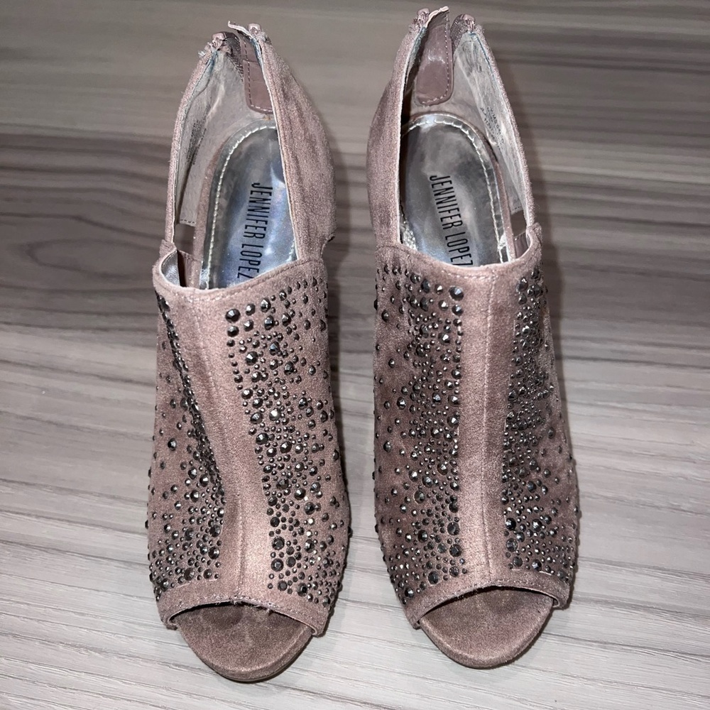 Jennifer Lopez Rhinestone Heels
